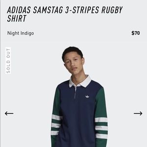 Adidas rugby shirt